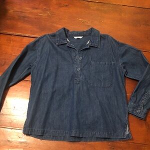 Time and Tru Denim shirt with side splits
